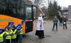 Uroczyste oddanie do użytku autobusu szkolnego w Łochowie